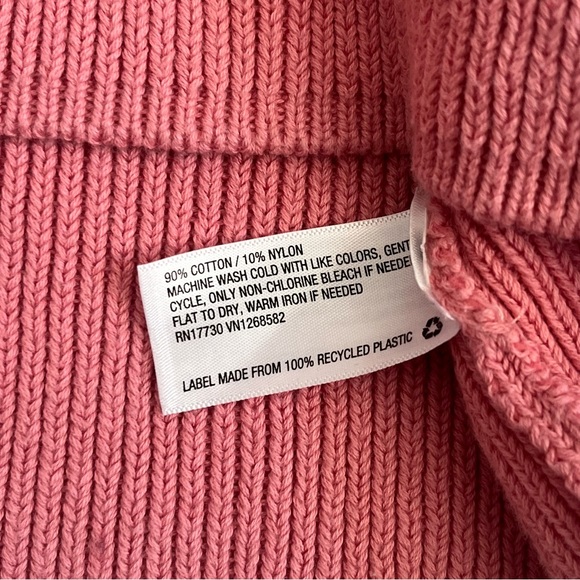 wild fable Pink Women's Cropped Turtleneck Sweater - Picture 4 of 5